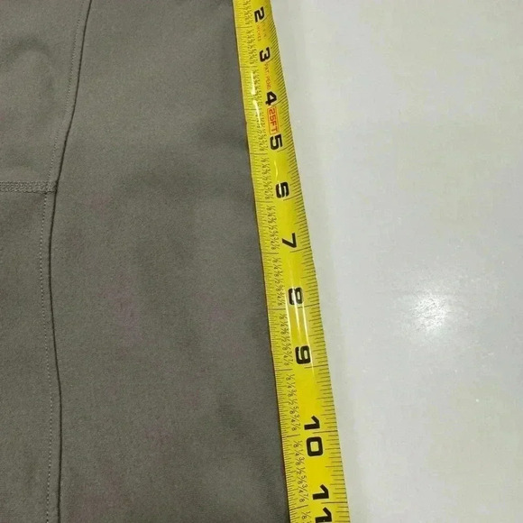 Fabletics power hold high waist ankle length leggings green strap accent size XS - Picture 4 of 11